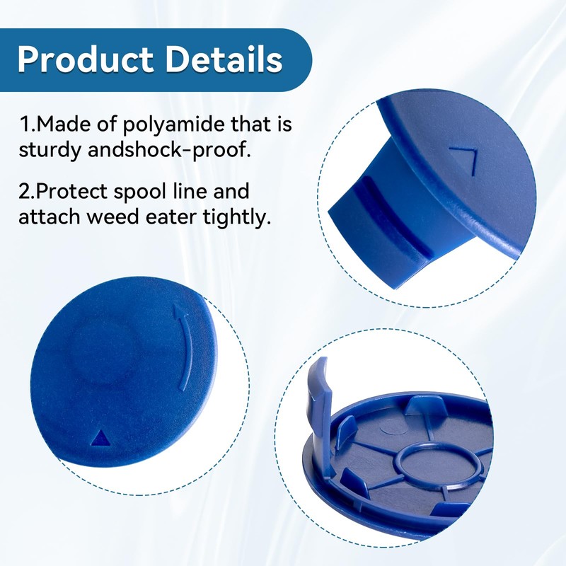 Trimmer Spool Cap Cover Compatible with Kobalt KST 120X KST