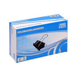 TIPTOP OFFICE TTO Foldback Clips 51 mm Pack of 12