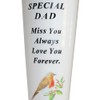 Memorial Grave Flower Pot - 33cm tall Sturdy White Memorial