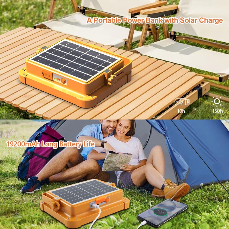 CosyEasy Portable LED Work Solar Light 100W 16500mAh 10000 LM