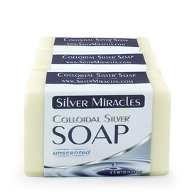 Silver Miracles - Colloidal Silver Soap - 3 pack