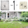 Feelava Giant Spider Web Halloween Spider Decorations,Halloween Decor Haunted House