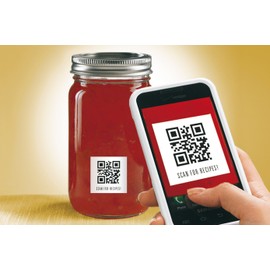 Avery L7121-20 Etiketten für QR-Codes Papier 45 x 45 mm 400 Stück Weiß