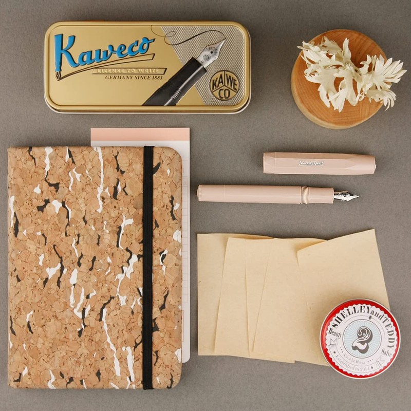 Kaweco Sport Skyline Fountain Pen Macchiato, Fine Nib Sport Octagonal