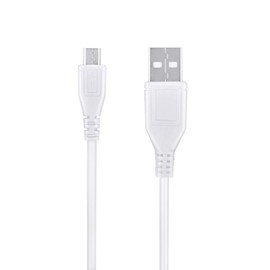 Jantoy 3.3ft White Micro USB PC Charging Cable Laptop PC Lead Cord Compatible with Mini JAMBOX by Jawbone Wireless Bluetooth Speaker
