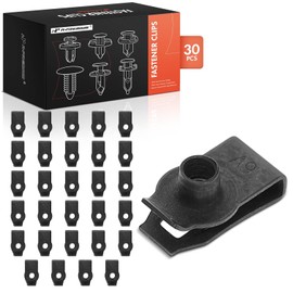 A-Premium 30PCS Phosphate Retainer Clip Fasteners Compatible with Ford Ranger 2004-2011 - For 13.5mm Hole