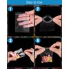 500 PCS Small Plastic Bags, Mini Resealable Bags, 4 Different