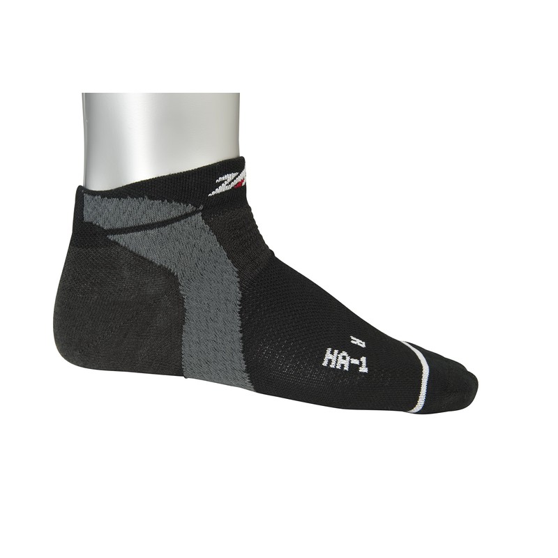 Zamst HA-1 Crew Socks, Black, Large
