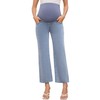 fitglam Women's Maternity Jeans Straight Leg Relaxed Fit Over Belly