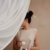 6 palillos de acetato para el cabello vintage con estampado