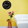 Math Clock, Acrylic Creative Math Wall Clock Unique Design Mathematical