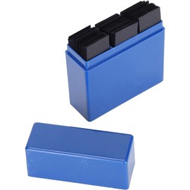 300 Sheets Dental Articulation Paper, Plastic Dispenser, Red and Blue, 100 Micron Double Sided