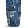 Denim Patchwork Pattern Tote Bag
