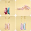 URTERYSER Fashion Keychain, Elegant Pointe Shoes Keyring Ballet Accessories Ballet