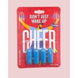 Adams World .CHEER UP Energy  Pills - 48 Pills( 12 Packs Of 4 Each ) Mood, Focus , Energy