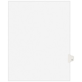 Avery Legal Dividers, Premium Individual Tab Titles, Letter Size, Side Tabs, T, Pack of 25 (01420)