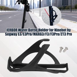 JERBOR Water Bottle Holder for Segway Ninebot E3 E3 Pro MAX G3 F3 ZT3 Pro, Lightweight Durable Beverage Cage and E-Scooter Cup Holder Accessory