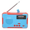 Emergency Radio Rechargeable Battery Powered AM FM Solar Hand Crank