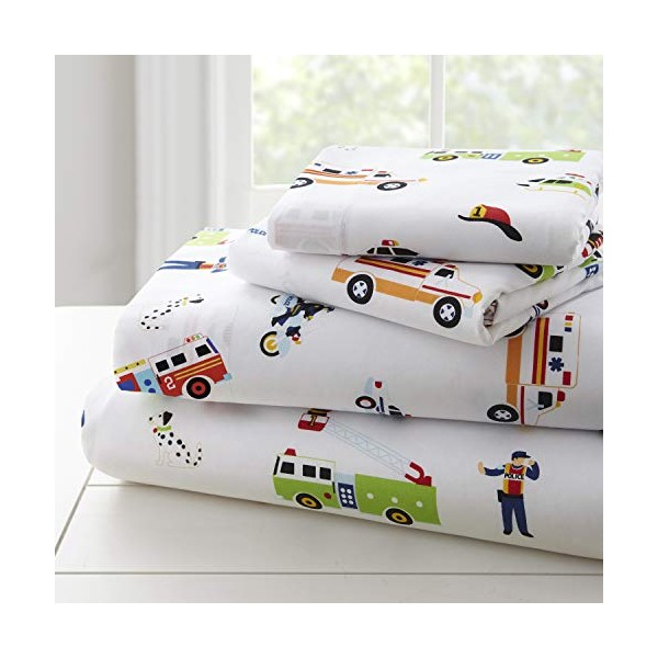 Wildkin Kids Microfiber Twin Sheet Set for Boys and Girls,