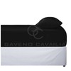 King Size Fitted Sheet Black - Plain Bedding Sheet With