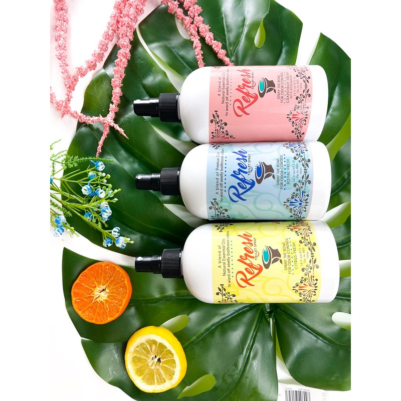 Refresh Toilet Spray Spray The Bowl For Odor Control (Citrus