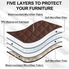 NICETOWN 100% Waterproof Dog Bed Cover Reversible Leak Proof Couch