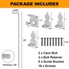 24" Cane Bolt Drop Rod for Gate, Heavy Duty Gate