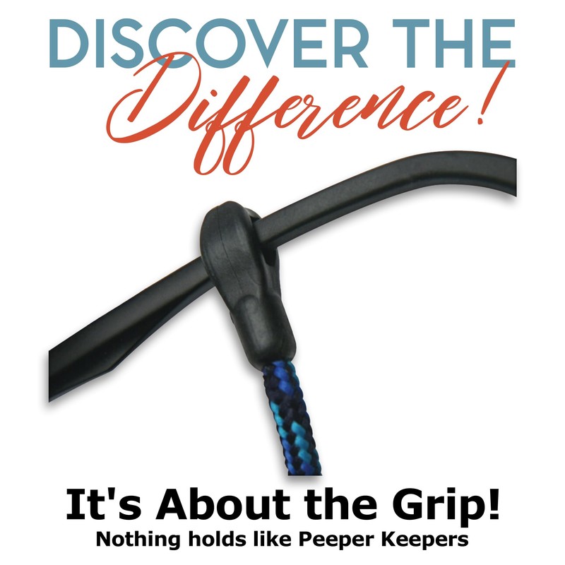 Peeper Keepers Eyeglass Retainer & Sunglass Holder Supercord Adjustable, Rasta