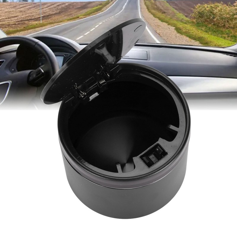 Mini Car Ashtray Multifunctional Anti Soot Flying Detachable Auto Ashtray