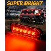 Safety Warning Light Emergency Strobe Grille Lights 4Pcs 6 LED