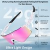 Ukoly Cycling Sunglasses with Interchangeable Nose Pad Men Women,Sports Sunglasses,Fishing