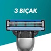 Gillette Mach3 razor blades for men, 8 pieces, mailbox-compatible packaging