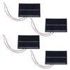 Create idea 4pcs Micro Solar Photovoltaic Panels 60x80mm 1.5V 0.65W