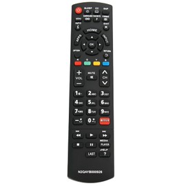 PERFASCIN Replacement Remote Fit for Panasonic LED LCD TV TC-50AS540C TC-50AS630 TC-50AS630U TC-50AS650UE TC-50ASU534 TC-50CX600 TC-50CX600U TC-50LE64 TC-55AS530 TC-55AS530U TC-55AS530UE N2QAYB000926