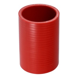 QUARKZMAN 1 Stück 57mm 2,24" ID 100mm 3,94" Länge 0 Grad Roter Autosilikonschlauch Kühlmittelschlauch Universal