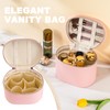 UUYUUY Makeup Bag Vanity Case Cosmetic Bag with Removable Divider
