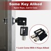 Naissian RV Locks for Storage Door 1 1/8 INCH, Camper
