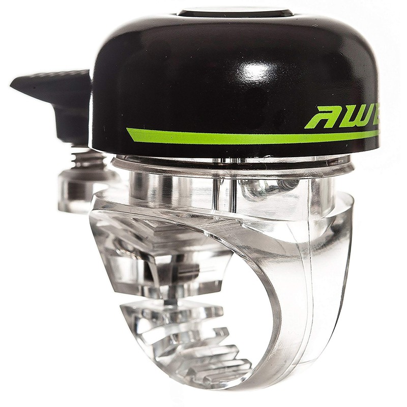 AWE AWEBright™ LED Bicycle Light Bell Black