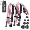 BISINNA Trekking Poles, Foldable, Lightweight, Climbing Stocks, Set of 2,