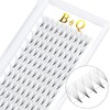 B&Q Eyelash Fans, 7D-0.07-C-14 Eyelash Extensions, Ready-to-Use Eyelashes, Fan, 0.07