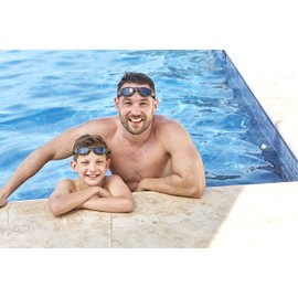 Zoggs Phantom 2.0 Childrens Swimming Goggles, UV Protection Swim Goggles, Split Yoke Swimming Goggle Strap, Fog Free Clear Swim Goggle Lenses, Quick Fit childrens Goggles 6-14 years, Black/Lime/Smoke