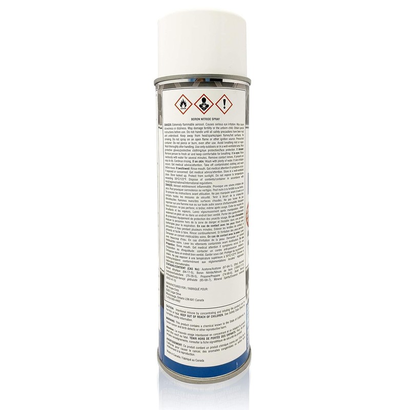 Lower Friction Boron Nitride Aerosol Lube Spray Can - Anti-stick