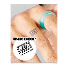 Inkbox Temporary Tattoos, Semi-Permanent Tattoo, One Premium Easy Long Lasting, Waterproof Temp Tattoo with For Now Ink - Lasts 1-2 Weeks, Listen to Me, 1 x 1 Inch