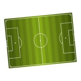 Placemat | Washable Placemat - Football Field - 44 x 32 cm - Made of High Quality Vinyl