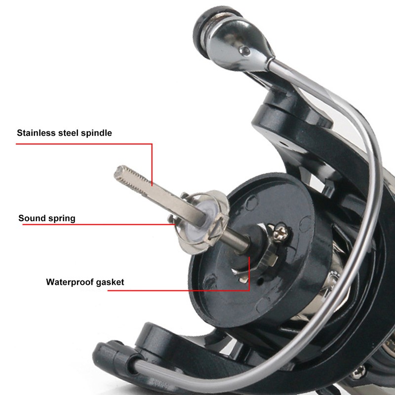 Fishing Reels All Metal Lightweight Compact Shallow Cup Diagonal Mouth