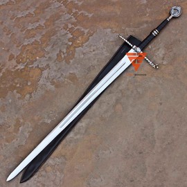 Master Crafted Wolven Steel Sword Witcher Replica Sword Cosplay Kingdom