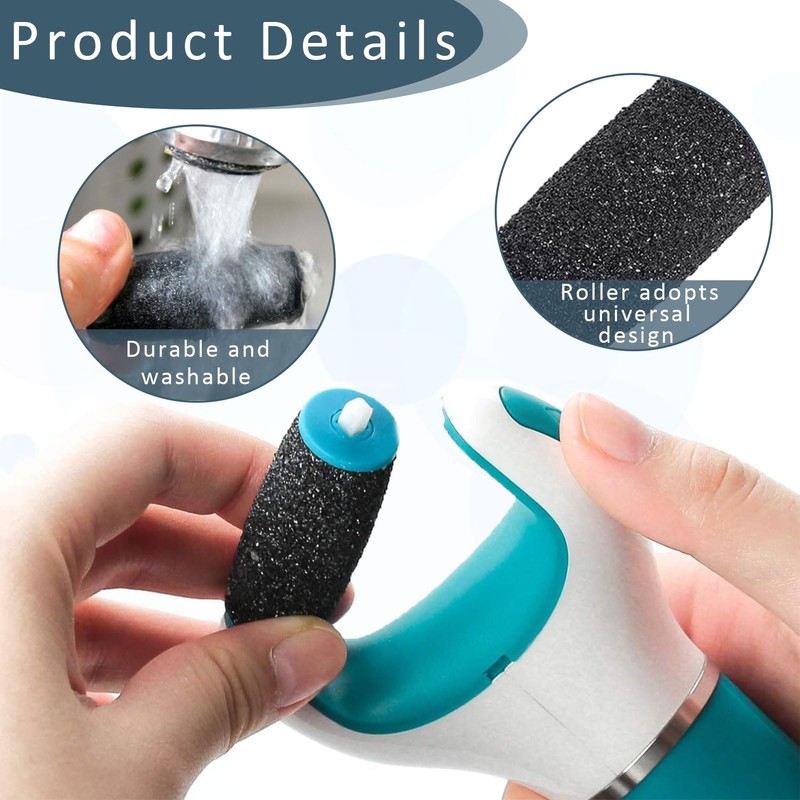 Scholl Callus Remover Replacement Rollers, Replacement Rollers Compatible with Scholl