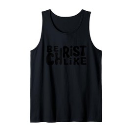 Christian Christmas gifts bible verse scriptures Christ Like Tank Top