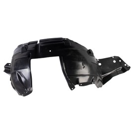 TRQ Front Left Inner Fender Liner Black Drivers Side Compatible with 2010-2012 Nissan Sentra NI1248132