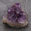 Beufee 2pcs Irregular Natural Amethyst Cluster, Amethyst Crystal Geode Cluster